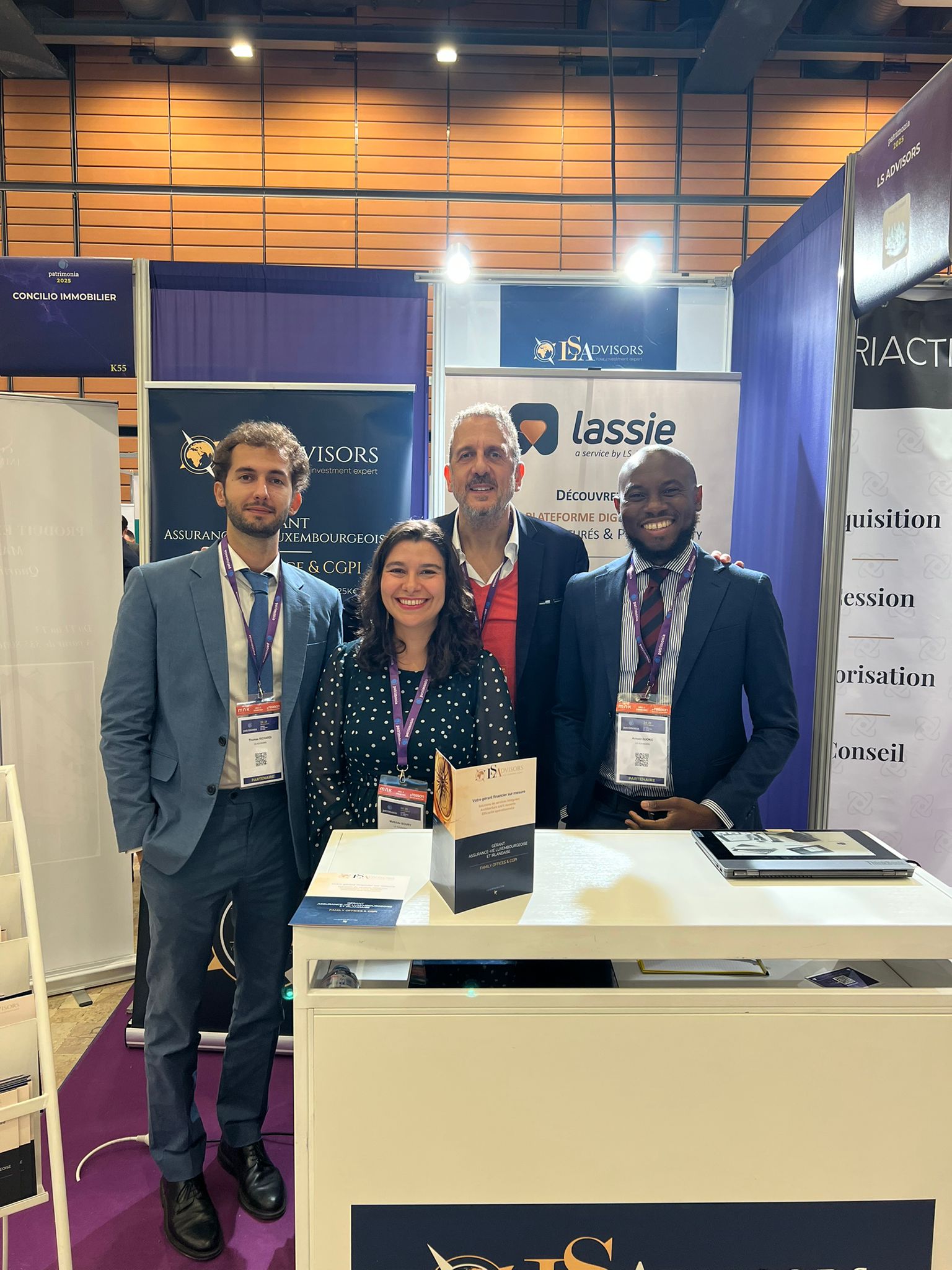 L'équipe LS Advisors participe au 33e salon Patrimonia
